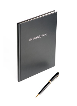 The Birthday Book - Black